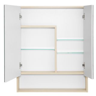 Зеркальный шкаф Акватон Сканди 70см белый/дуб верона 1A252202SDB20